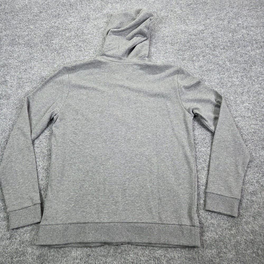 Oakley Teddy Full Zip Hoodie Mens Large Gray Logo Fleece Athletic Sweatshirt - Picture 7 of 9